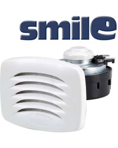 Avertisseur Smile - 12V plastique blanc