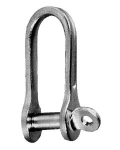 Stainless steel flat shackles long