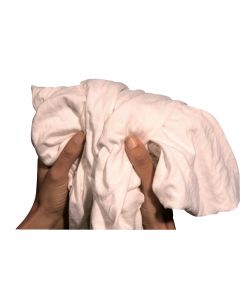 Chiffon blanc Jersey-coton