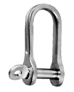 Stainless steel flat shackles straight