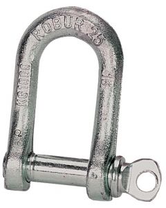 Stamped galvanized shackles