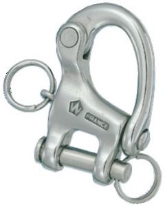 HR halyard snap hook with clevis pin