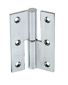Brass plated hinge 75 x 55 mm