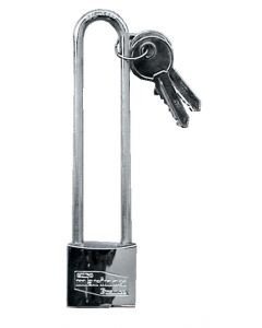 Stainless steel padlock with long handle