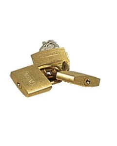 Brass padlock standard same key