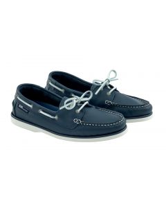 Chaussures Crew Cuir Marine Femme XM-YACHTING