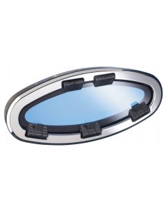 Stainless steel elliptic opening portlights
