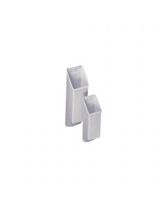 Porta maniglie in PVC Forma angolare 270 x 70 x 60 mm 