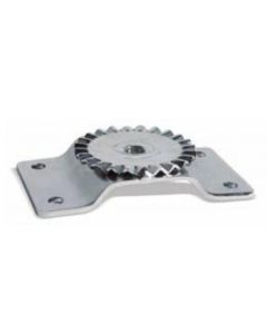 Stainless steel plate for line reel support