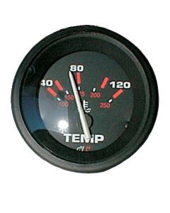 Thermomètre 12 V  Noir - 40/120°