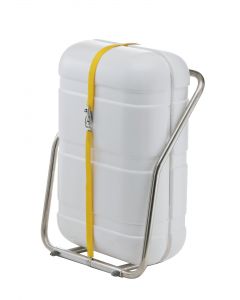 Liferaft support stainless steel vertical